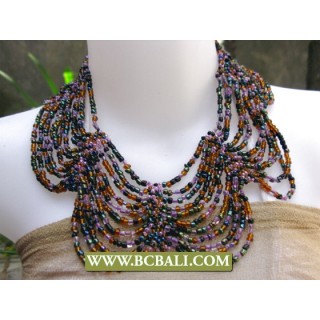 Butterfly Necklaces Beading mix Colors Chockers